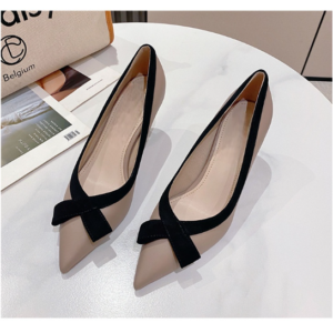 Special French design bow heels