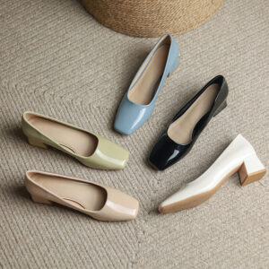 Square Toe Formal Heels