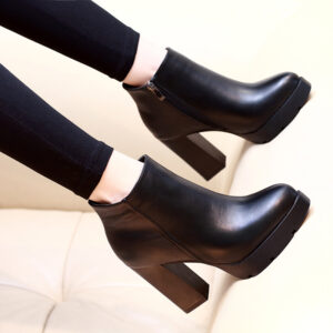 Zipper Ankle Boots