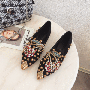 Embellished Loafers