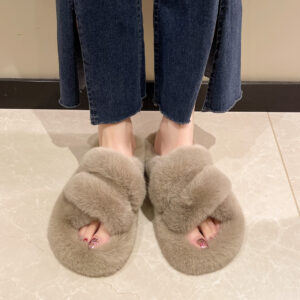 Fuzzy slippers