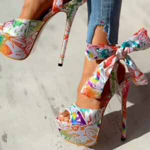 Rainbow Vibe Heels