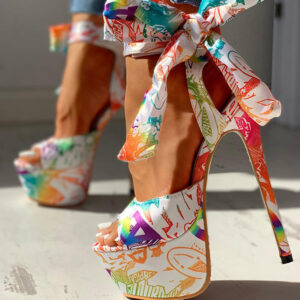 Rainbow Vibe Heels
